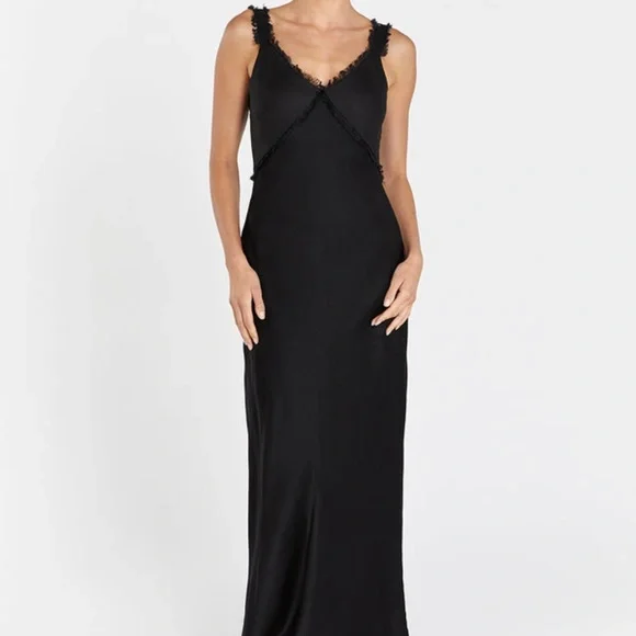 chinese dress ladies HAL BLACK LONG SLEEVE MIDI DRESS – DISSH